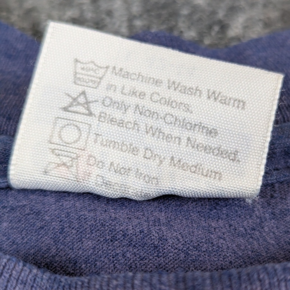Vintage Hanes B-2 Stealth Bomber T-Shirt Purple Single Stitch Made in USA Large - Picture 3 of 9